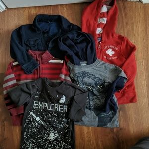 Lot of 2T long-sleeve tops